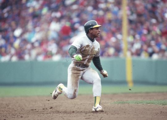 Rickey Henderson Swipes Five Bags, Scores Four Runs Without An Official ...